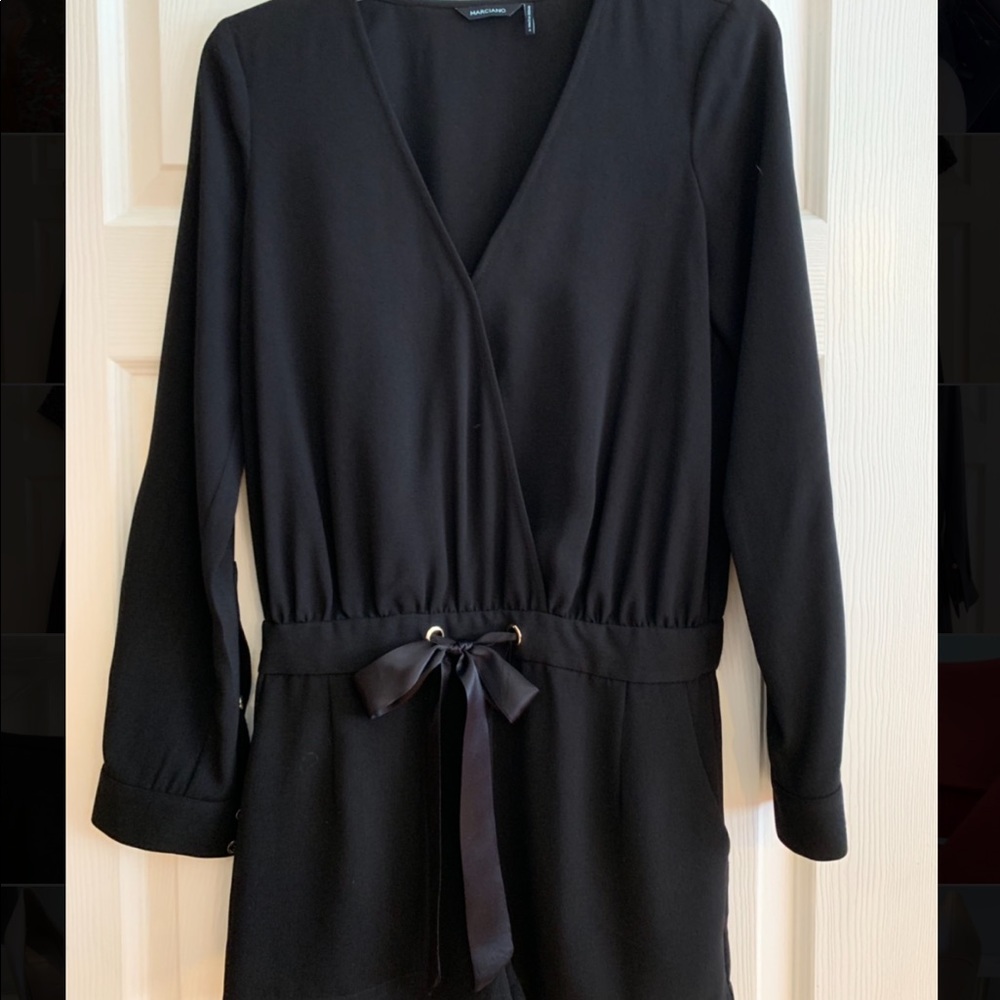 Black Marciano Longsleeve romper